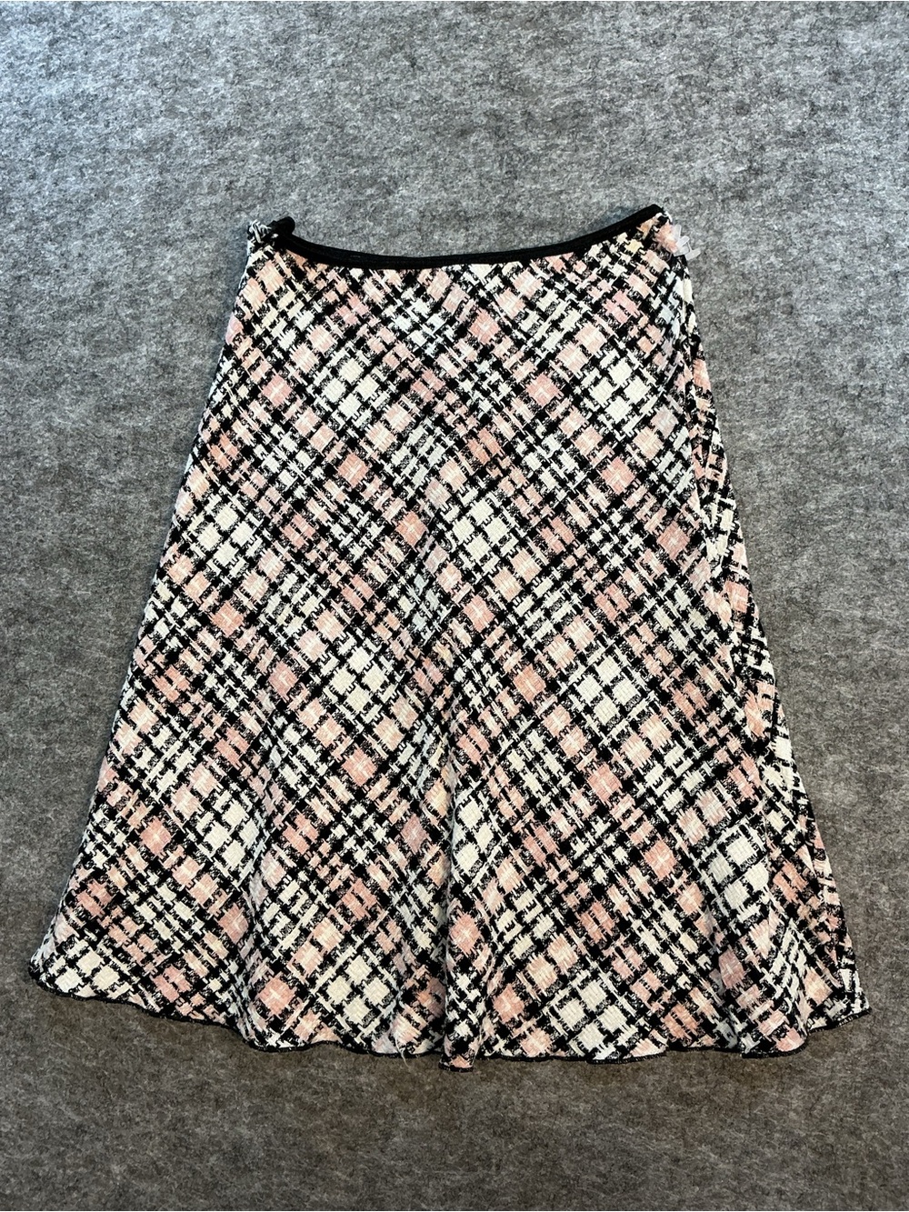 Julie’s Closet Vintage Y2K Classic Pink Plaid A-Line Skirt Size S